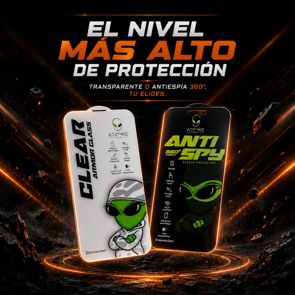 Vidrio premium súper blindado