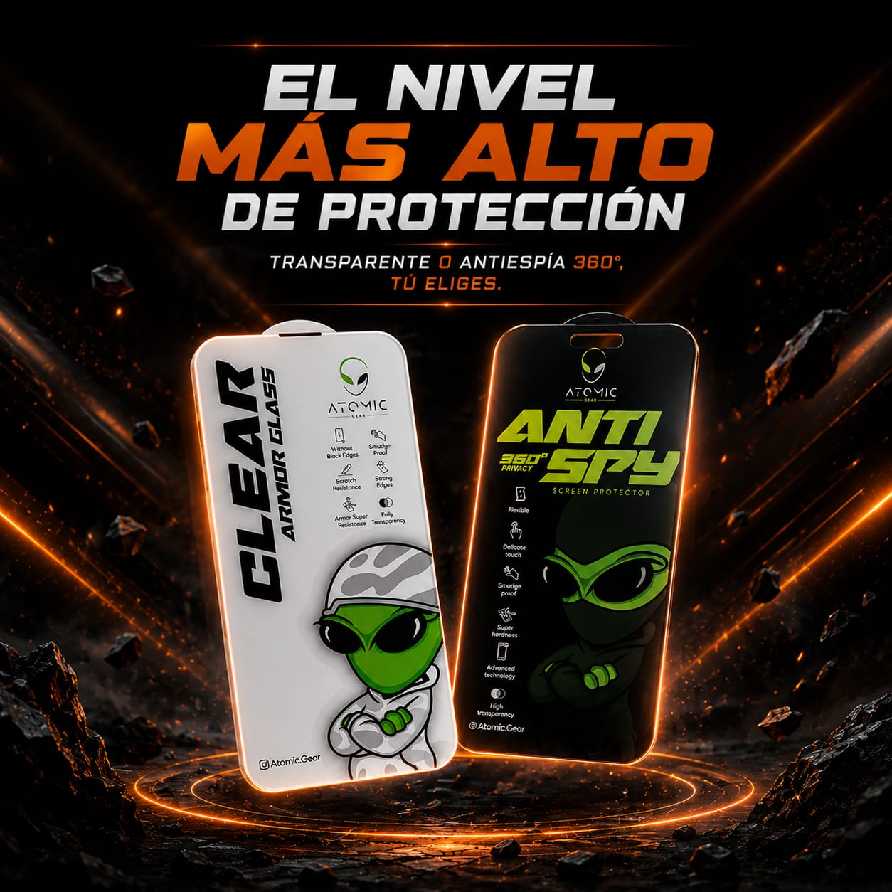 Vidrio premium súper blindado